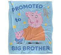 George Pig Promoted To Big Brother Silky Touch Super Soft Throw Blanket 152 X 127 Cm