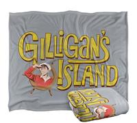 LOGOVISION Gilligans Island Gilligans Logo Silky Touch Super Soft Throw Blanket 152 X 127 Cm