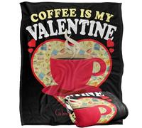 LOGOVISION Gilmore Girls Coffee Is My Valentine Silky Touch Super Soft Throw Blanket 152 X 127 Cm