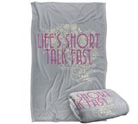 LOGOVISION Gilmore Girls Life's Short Silky Touch Super Soft Throw Blanket 36"x58"