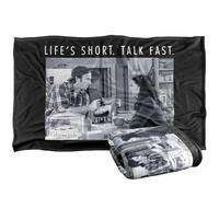 LOGOVISION Gilmore Girls Life'S Short. Talk Fast Luke And Lorelai Silky Touch Super Soft Throw Blanket 91 x 147 Cm