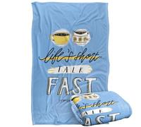 LOGOVISION Gilmore Girls Life'S Short Talk Fast Silky Touch Super Soft Throw Blanket 91 x 147 Cm
