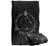 LOGOVISION Harry Potter Deathly Hallows Glow Silky Touch Super Soft Throw Blanket 36"x58"