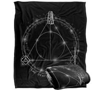 LOGOVISION Harry Potter Deathly Hallows Glow Silky Touch Super Soft Throw Blanket 50"x60"