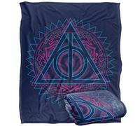 LOGOVISION Harry Potter Deathly Hallows Tech Silky Touch Super Soft Throw Blanket 50"x60"