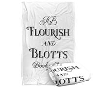 LOGOVISION Harry Potter Flourish and Blotts Silky Touch Super Soft Throw Blanket 36"x58"