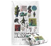 LOGOVISION Harry Potter Herbology Textbook Silky Touch Super Soft Throw Blanket 36"x58"
