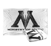 LOGOVISION Harry Potter Ministry Big M Silky Touch Super Soft Throw Blanket 36"x58"