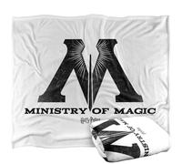 LOGOVISION Harry Potter Ministry Big M Silky Touch Super Soft Throw Blanket 50"x60"