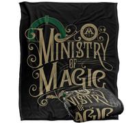 LOGOVISION Harry Potter Ministry of Magic Silky Touch Super Soft Throw Blanket 50"x60"