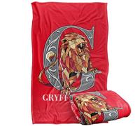 LOGOVISION Harry Potter Mosaic Gryffindor with Lion Silky Touch Super Soft Throw Blanket 36"x58"