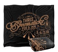 LOGOVISION Harry Potter Three Broomsticks Silky Touch Super Soft Throw Blanket 50"x60"