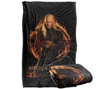 LOGOVISION House Of The Dragon Daemon Poster Silky Touch Super Soft Throw Blanket 91 x 147 Cm
