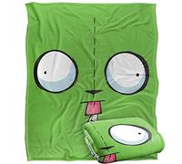 Invader Zim Gir Face Silky Touch Super Soft Throw Blanket 152 X 127 cm, White