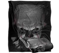 LOGOVISION It Pennywise The Clown Large Face Silky Touch Super Soft Throw Blanket 152 X 127 Cm