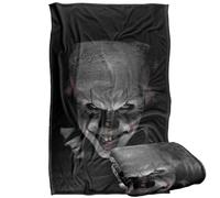 LOGOVISION It Pennywise The Clown Large Face Silky Touch Super Soft Throw Blanket 91 x 147 Cm