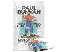 LOGOVISION IT Welcome to Derry Television Series Paul Bunyan Monument Silky Touch Super Soft Throw Blanket 36"x58"