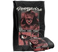 LOGOVISION IT Welcome to Derry Television Series Pennywise What are You Silky Touch Super Soft Throw Blanket 36"x58"
