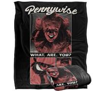 LOGOVISION IT Welcome to Derry Television Series Pennywise What are You Silky Touch Super Soft Throw Blanket 50"x60"