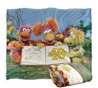 LOGOVISION Jim Henson - Fraggle Rock Fraggle 40Th Book Silky Touch Super Soft Throw Blanket 152 X 127 Cm