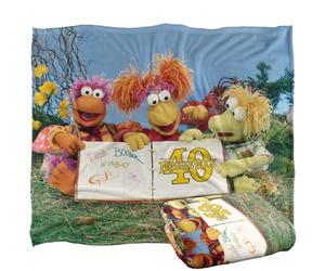 LOGOVISION Jim Henson - Fraggle Rock Fraggle 40Th Book Silky Touch Super Soft Throw Blanket 152 X 127 Cm