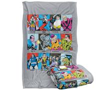 LOGOVISION Justice League Dc Villain Panels Silky Touch Super Soft Throw Blanket 91 x 147 Cm
