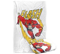 LOGOVISION Justice League Flash Lightning Trail Silky Touch Super Soft Throw Blanket 36"x58"