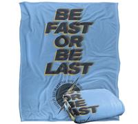LOGOVISION Justice League Flash The Father's Day Be Fast Or Last Silky Touch Super Soft Throw Blanket 50"x60"