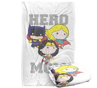 LOGOVISION Justice League Hero Mom Chibi Silky Touch Super Soft Throw Blanket 36"x58"