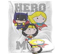 LOGOVISION Justice League Hero Mom Chibi Silky Touch Super Soft Throw Blanket 50"x60"