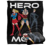 LOGOVISION Justice League Hero Mom Multi Silky Touch Super Soft Throw Blanket 50"x60"