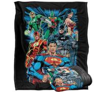 LOGOVISION Justice League is Served Silky Touch Super Soft Throw Blanket 50"x60"