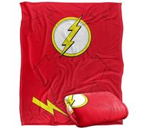 LOGOVISION Justice League Logo Flash Suit Silky Touch Super Soft Throw Blanket 50"x60"