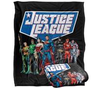 LOGOVISION Justice League Modern Line Up Silky Touch Super Soft Throw Blanket 152 X 127 Cm