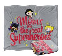 LOGOVISION Justice League Mother'S Day Moms Are The Real Superheroes Silky Touch Super Soft Throw Blanket 152 X 127 Cm