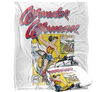 LOGOVISION Justice League Wonder Woman Cover Silky Touch Super Soft Throw Blanket 50"x60"