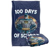 LOGOVISION Kids Batman 100 Days of School Silky Touch Super Soft Throw Blanket 36"x58"
