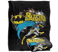 LOGOVISION Kids Batman Character Batgirl Halftone Silky Touch Super Soft Throw Blanket 50"x60"