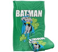 LOGOVISION Kids Batman Shamrock Character Silky Touch Super Soft Throw Blanket 36"x58"