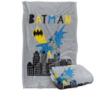 LOGOVISION Kids Batman Swinging Over City Silky Touch Super Soft Throw Blanket 36"x58"