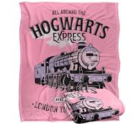 LOGOVISION Kids Harry Potter All Aboard The Hogwarts Express Silky Touch Super Soft Throw Blanket 50"x60"