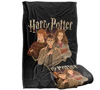 LOGOVISION Kids Harry Potter Drawn Style Group Silky Touch Super Soft Throw Blanket 36"x58"