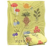 LOGOVISION Kids Harry Potter Lets Learn Herbology Silky Touch Super Soft Throw Blanket 50"x60"