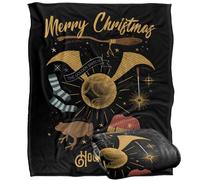 LOGOVISION Kids Harry Potter Merry Christmas from Hogwarts Silky Touch Super Soft Throw Blanket 50"x60"