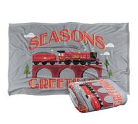 LOGOVISION Kids Harry Potter Seasons Greetings Christmas Hogwarts Express Silky Touch Super Soft Throw Blanket 36"x58"