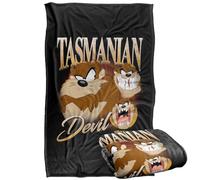 LOGOVISION Kids Looney Tunes Bootleg Taz Silky Touch Super Soft Throw Blanket 36"x58"