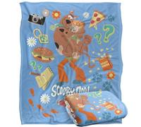 LOGOVISION Kids Scooby Doo Food Icons Silky Touch Super Soft Throw Blanket 50"x60"