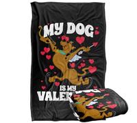 LOGOVISION Kids Scooby Doo My Dog is Valentine Silky Touch Super Soft Throw Blanket 36"x58"