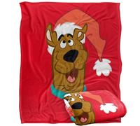 LOGOVISION Kids Scooby Doo Santa Hat Silky Touch Super Soft Throw Blanket 50"x60"