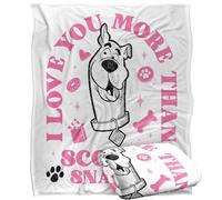 LOGOVISION Kids Scooby Doo Snacks Valentine Silky Touch Super Soft Throw Blanket 50"x60"